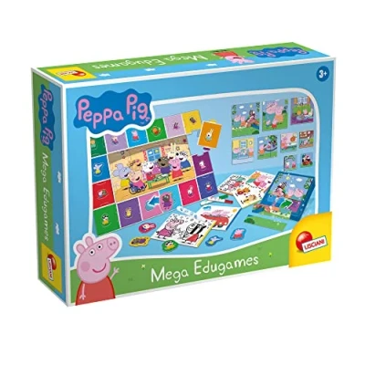 Immagine di Liscianigiochi Lisciani Peppa Pig Pupitre Educativo per Neonati dai 2 Anni in Poi Maxi Collezione di Giochi i Bambini più Piccoli, Multicolore, 92062