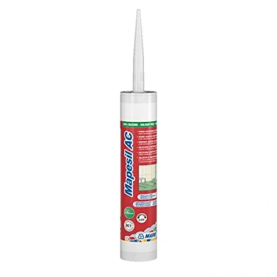 Immagine di Mapesil AC Sigillante Silicone Acetico Resistente alla Muffa Colore Salvia 177