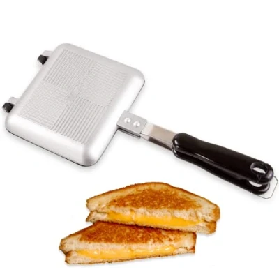 Immagine di Tostapane per Panini ICO, Creatore di da Campeggio, Ferro Stiro Torte, Formaggio il Fornello o all&#039;Aperto.