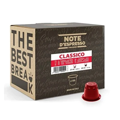Immagine di Note D&#039;Espresso Classico, Capsule Compatibili Soltanto con Sistema NESPRESSO, 100 Caps X 5.6g