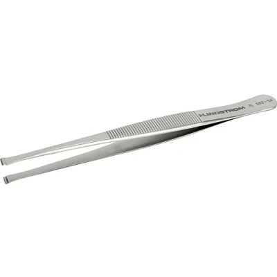 Immagine di Lindstrom, Pinzette, Lindström TL 582 SA pinzetta di posizionamento piatta e larga, curva 115 mm