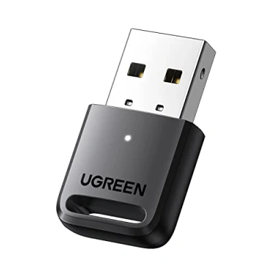 Immagine di UGREEN Adattatore USB 2.0 Bluetooth 5.0, Trasmettitore Dongle 5.0 Portabile Compatibile con Windows 11/10/8.1/7
