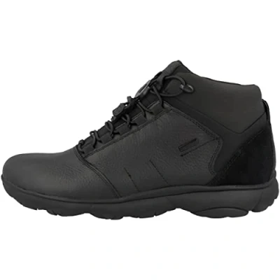 Immagine di Geox U 4 X B ABX Stivaletti stringati, Uomo, Taglia: 39, Black Pelle e tessuto