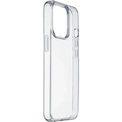 Immagine di cellularline Clear Strong iPhone 15 Pro Max Custodia Rigida con Bordi Gomma Anti Shock Protegge da Urti e Cadute Compatibile Ricarica Wireless Contiene Materiale Riciclato Trasparente