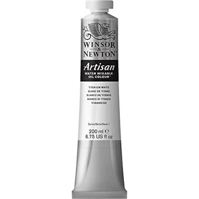 Immagine di Winsor &amp; Newton Olio Idrosolubile Artisan, Colori a Olio, Senza Solventi, Miscibile con L&#039;acqua, Tubo di 200 ML, Colore Bianco Titanio