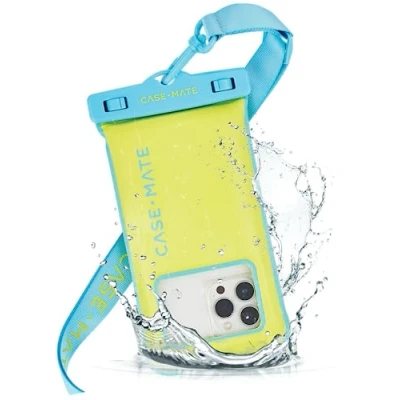Immagine di CASE MATE Custodia per telefono impermeabile IP68 [compatibile con touchscreen] galleggiante cordino a tracolla iPhone 14 Pro Max/ 13 12 11/ S22