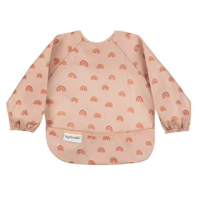 Immagine di Tiny Twinkle LSB 53_01 Bavaglino grembiule per bambini impermeabile a maniche lunghe, con tasca, richiudibile, da viaggio, 6 24 mesi