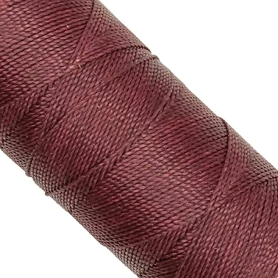 Immagine di Linhasita, rocchetto di filo cerato, Linhasita 100 g, 170 m, 1 mm spessore, in poliestere, macramè, 30 colori. metros / gr Granata/Bordeaux