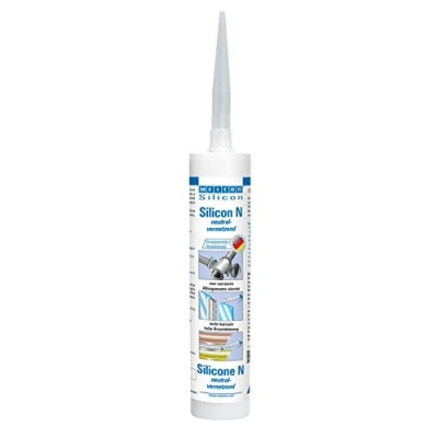 Immagine di WEICON Silicone N 310 ml trasparente adesivo universale a polimerizzazione neutra