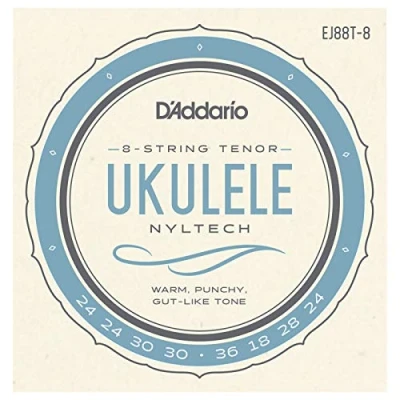 Immagine di D&#039;Addario EJ88T 8 Nyltech Muta per ukulele tenore a corde