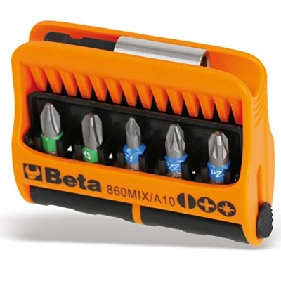 Immagine di Beta 860MIX/A10 Serie di 10 inserti con portainserti magnetico in astuccio tascabile