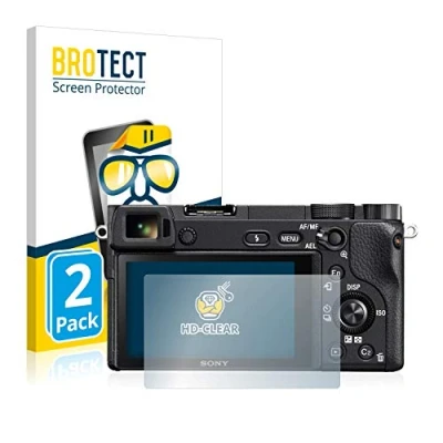 Immagine di brotect Pellicola Protettiva per Sony Alpha 6300 Protezione Schermo (2 Pezzi) [Trasparente, Anti Impronte]