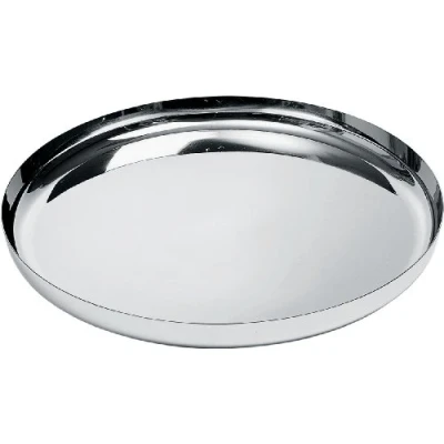Immagine di Alessi JM14/35 L vassoio rotondo in acciaio inossidabile 18/10 lucido.