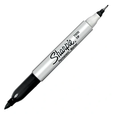 Immagine di Sharpie Pennarello a punta doppia 2 in 1 ultra fine/fine nero