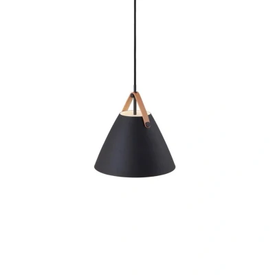 Immagine di DFTP by Nordlux Sospensione Strap in nero, Ø 27 cm