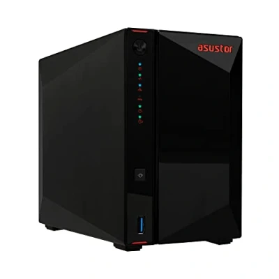 Immagine di Asustor AS5402T Nimbustor 2 Gen2 NAS Storage a baie, Quad Core 2.0GHz CPU, 4 slot M.2 NVMe SSD, Due Porte 2,5GbE, 4GB RAM DDR4, Network Attached (Senza dischi)