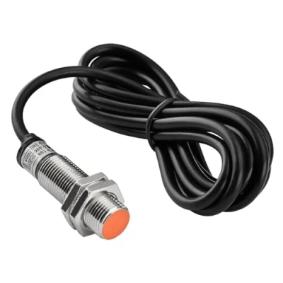 Immagine di Heschen Sensore di prossimità induttivo PR12 2DP Tipo cilindrico DC 12 24V 3 fili PNP NO (normalmente aperto) CE