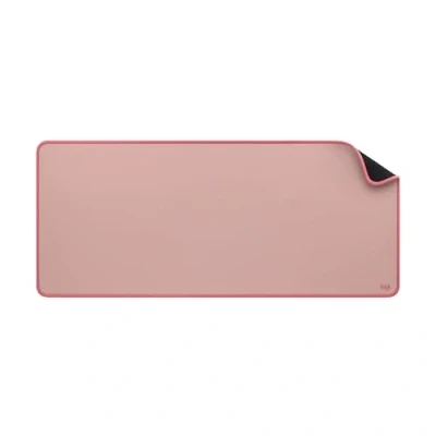 Immagine di Logitech Desk Mat Studio Series, Multifunzione, Tappetino per Mouse Esteso, Protezione Scrivania da Ufficio con Base in Gomma, Resistente ai Versamenti Rosa
