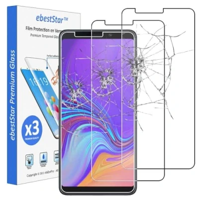Immagine di ebestStar [Pacco x3 Vetro Temperato Compatibile con Samsung A9 2018 Galaxy SM A9200 Schermo Pacco da 3 Pellicole Anti Shock, Rottura, graffio [Apparecchio: 162.5 x 77 7.8mm, 6.3&#039;&#039;]