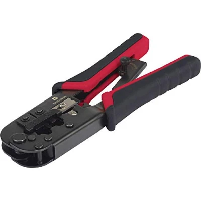 Immagine di TOOLCRAFT TO 6850977 Pinza a crimpare e spelacavi Spina modulare (Western) incl. Utensile spelafili RJ11, RJ12, RJ45