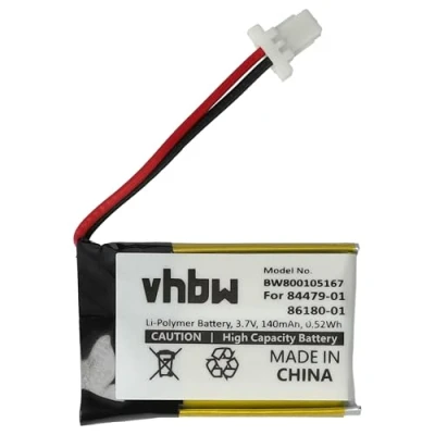 Immagine di vhbw batteria compatibile con Plantronics C053, C053A, C054, C054A, C565, C565 GAP auricolari cuffie wireless (140mAh, 3,7V, Li Poly)