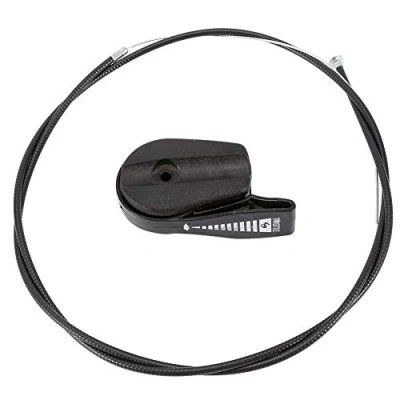 Immagine di KSTE cavo per tosaerba, acceleratore tosaerba da 65&quot; con maniglia a leva interruttore di controllo giardino (colore: nero)