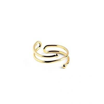 Immagine di Singularu Anillo Double DOT Anello, Donna, Taglia: One Size, Oro