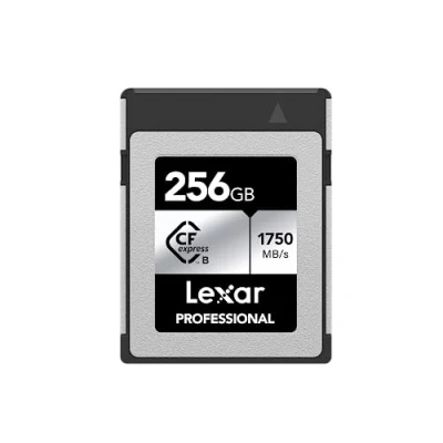 Immagine di Lexar Professional Serie SILVER scheda CFexpress tipo B 256GB, fino a 1750MB/s in lettura, di memoria CF adotta PCIe Gen3x2, compatibile con DSLR, retro fotocamera XQD (LCXEXSL256G RNENG)