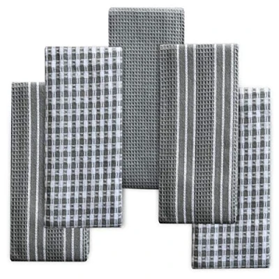 Immagine di TOPSEAS Asciugamani Cotone 100%,Morbido e Assorbente,Confezione da 5(45 * 65cm) stoviglie/Strofinacci Cucina ECC