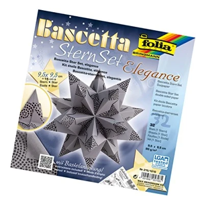 Immagine di IDENA Folia, Set per Stella Fai da Te Bascetta, di Colore Blu, codice Articolo 836/3030