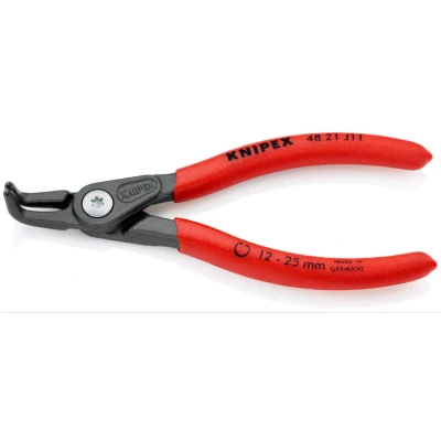 Immagine di Knipex 48 21 J01 Pinza per Anelli di sicurezza Adatto (Pinze anelli) interni 8 13 mm Forma della punta piegata a gomito 90