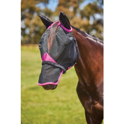 Immagine di Weatherbeeta ComFiTec Deluxe Durable Fly Mask with ears and nose