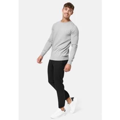 Immagine di Indicode Jeans Gamal Maglione, Uomo, Taglia: Small, Lt grey mix