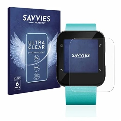 Immagine di savvies (6 Pezzi Pellicola Protettiva per Garmin Forerunner 35/30 Protezione Schermo Trasparente