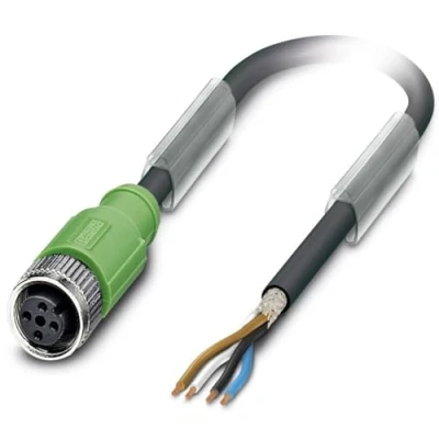 Immagine di Phoenix Contact 1500716 Connettore confezionato per sensore o attuatore M12 Presa dritta 10.00 m Numero di poli: 4 1 pz.