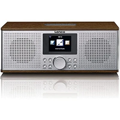 Immagine di Lenco DIR 170 Radio Internet da tavolo DAB+, FM, AUX, Bluetooth, USB, Internetradio Noce