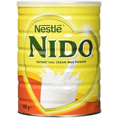 Immagine di Nestlè Nido Latte in polvere intero Crema istantanea con aggiunta di vitamine e minerali senza coloranti né conservanti aggiunti Barattolo 900g