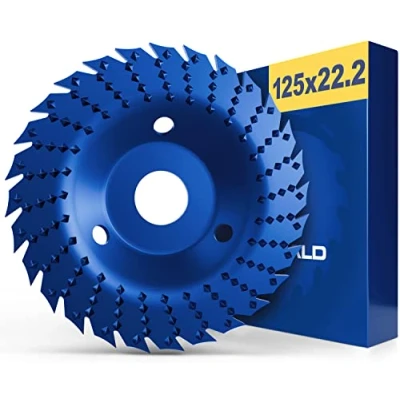 Immagine di FALKENWALD Disco Flex Cut &amp; Rasp Dischi per smerigliatrice 125 da intaglio legno taglio di raspa Intagliatore angolare