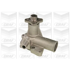 Immagine di GRAF PA117 Pompa acqua con guarnizione meccanico Ghisa per trasmissione cinghia Poly V FORD: Transit Mk3 Camion pianale/Telaio