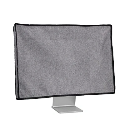 Immagine di kwmobile Custodia Protettiva Monitor PC Compatibile con 24 26&quot; Copri Computer Desktop Copertura Antipolvere Grigio Scuro