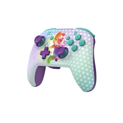 Immagine di Turtle Beach Rematch: Invincible Mario Wireless Controller Tutti i Nintendo Switch, Si Illumina al Buio, Batteria Ricaricabile, Licenza Ufficiale