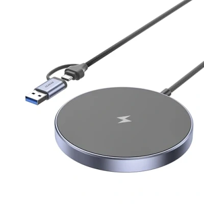 Immagine di BENFEI Caricatore wireless Magnetico 15w Compatibile con MagSafe/iPhone 16 Pro/Plus/Pro Max/iPhone 15 Pro Max Plus/iPhone 14 13 12 Series, Pad di ricarica Mag Safe,