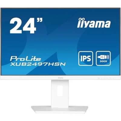 Immagine di Iiyama ProLite XUB2497HSN W1 Monitor LED ERP E (A G) 60.5 cm (23.8 pollici) 1920 x 1080 Pixel 16:9 1 ms HDMI ™, DisplayPort, Cuffie (jack da 3,5 mm), USB 3.2