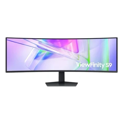Immagine di Samsung ViewFinity S9 S49C950UAU Monitor LED ERP G (A G) 124.5 cm (49 pollici) 5120 x 1440 Pixel 32:9 5 ms DisplayPort, HDMI ™, Cuffie (jack da 3,5 mm), USB