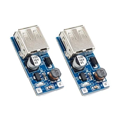 Immagine di TECNOIOT Convertitore di Tensione DC 0.9V 5V a USB Booster Step up Power Module (2PCS)