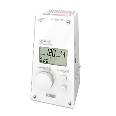 Immagine di Korg KDM3WH metronomo digitale bianco