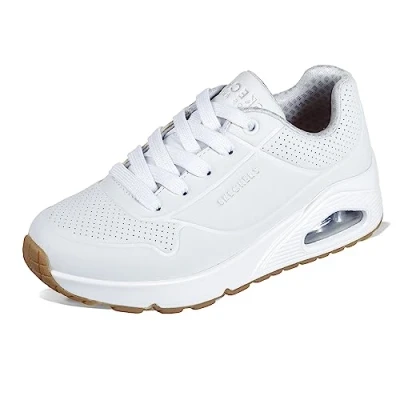 Immagine di Skechers Uno Stand On Air, Scarpe da ginnastica Bambini e ragazzi, White Synthetic Trim, 38 EU