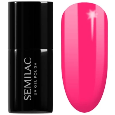 Immagine di Semilac UV Smalto Semipermanente 517 SemiBeats by Margaret Neon Pink 7ml
