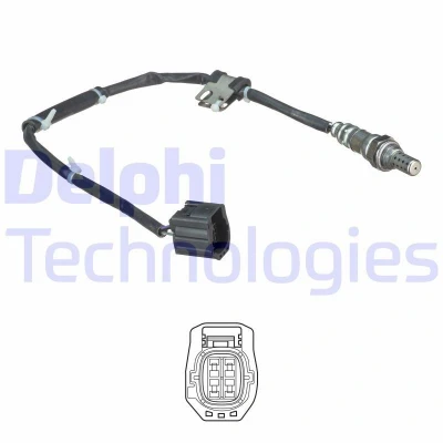 Immagine di DELPHI ES20520 12B1 Sonda lambda planare, riscaldato MAZDA: 6 Hatchback