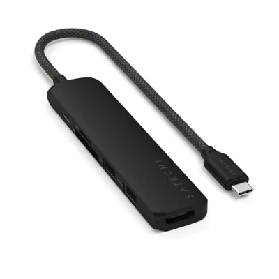 Immagine di Satechi ST P6SK (USB C, 6 Porti), Docking station + Hub USB, Nero